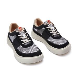 UIN Men's Fashion Sneaker Comfortable Casual Shoes Ordesa (Rock Annual Rings)
